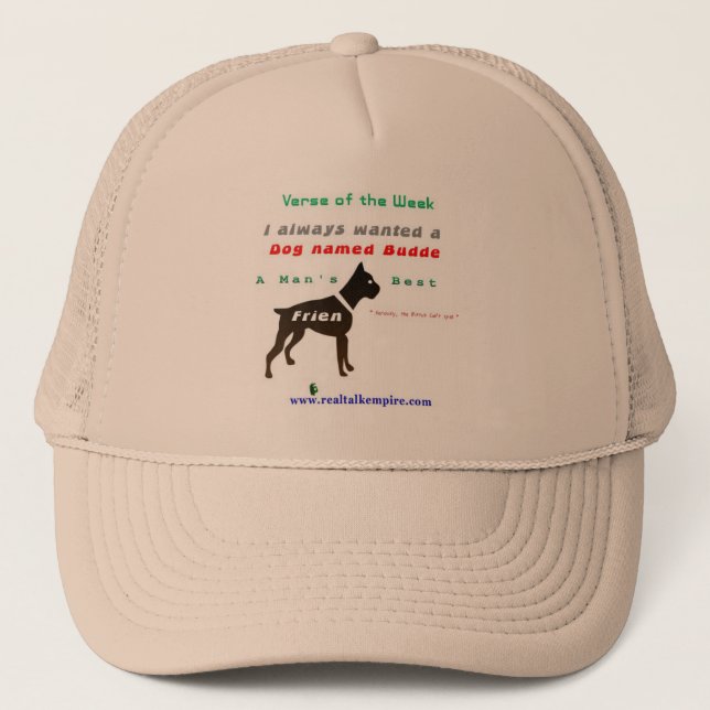 De Camionero perro nombrado - gorra (Anverso)