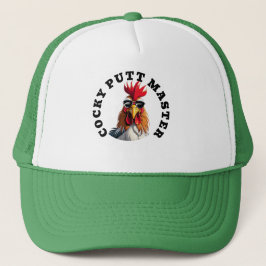 De Camionero Personalizado Cocky Golfer Gorra - Funny Golf Truc