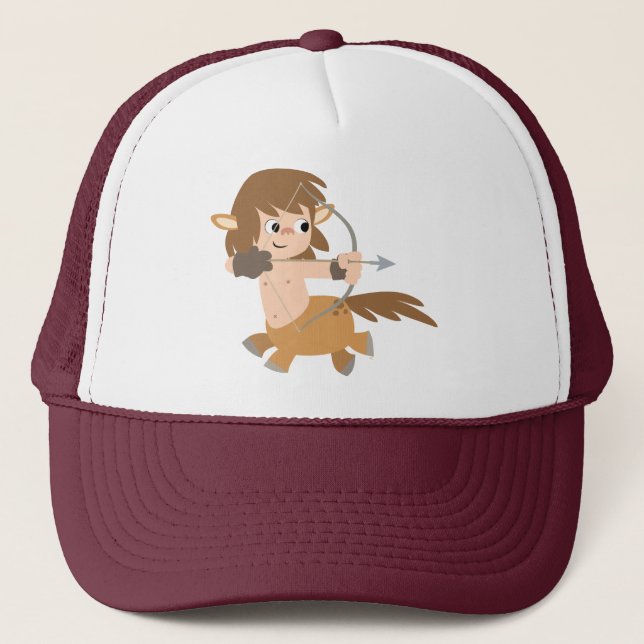 De Camionero Personalizado Cute Centaur Sagittarius Gorra (Anverso)
