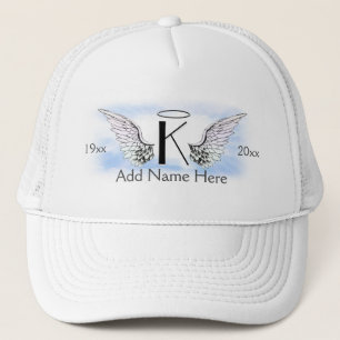 De Camionero Personalizado Gorra en memoria con Angel Wings