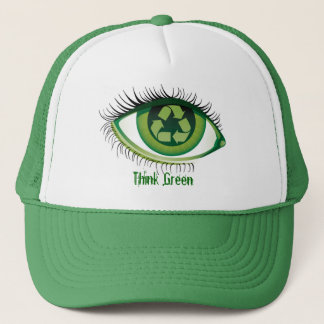 De Camionero piense el gorra verde
