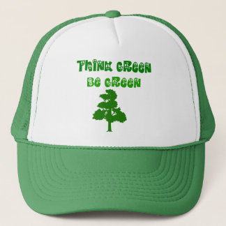 De Camionero Piense en verde como Gorra verde