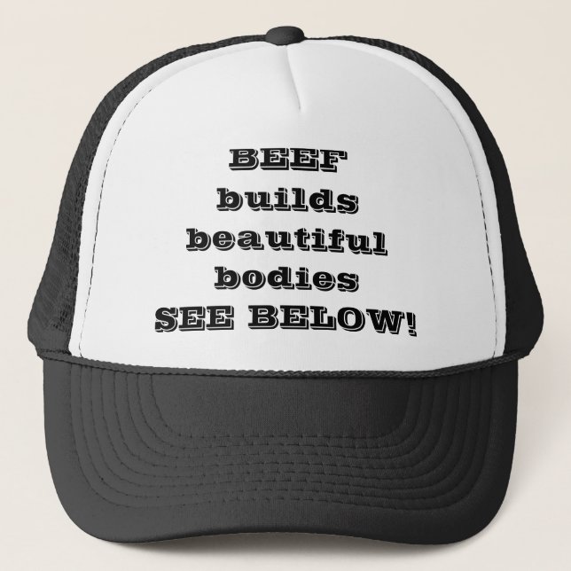 De Camionero Plantilla del gorra (Anverso)