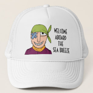 DE CAMIONERO PLANTILLA DEL GORRA DEL BARQUERO
