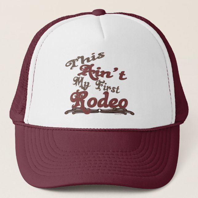 De Camionero Primer gorra del rodeo (Anverso)