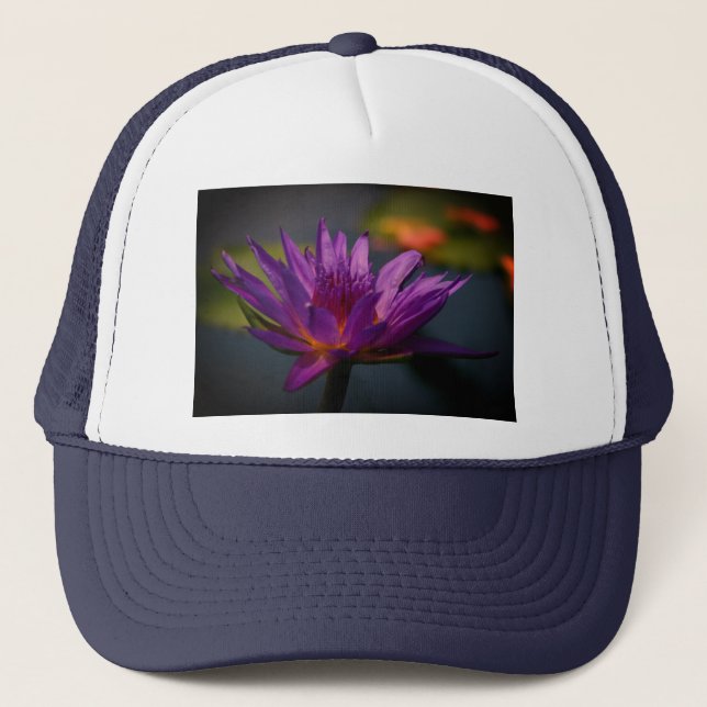 De Camionero Purple Waterlily Gorra (Anverso)