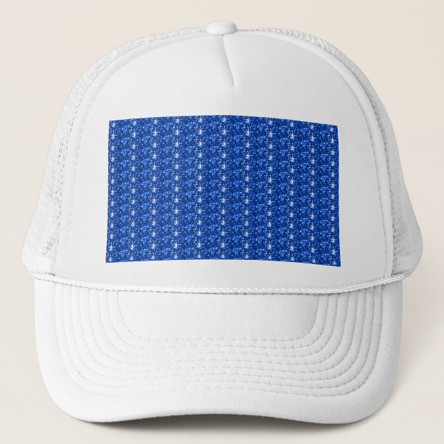 De Camionero Purpurina azul gorra (Anverso)