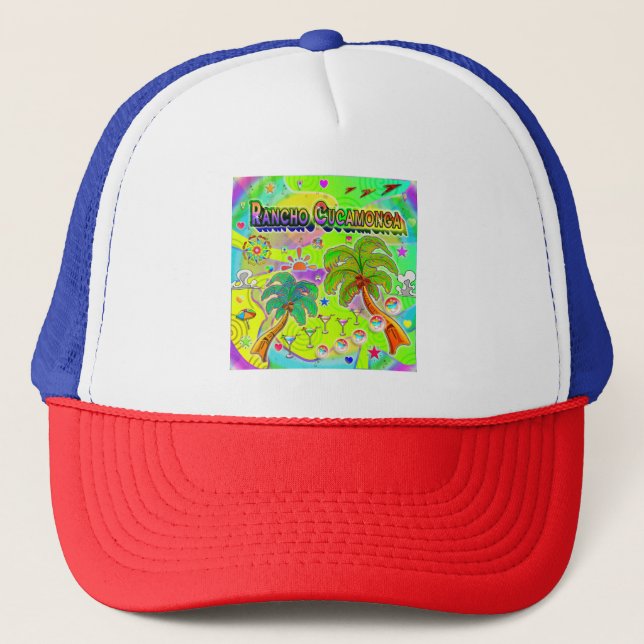 De Camionero Rancho Cucamonga Mind Focus Gorra (Anverso)