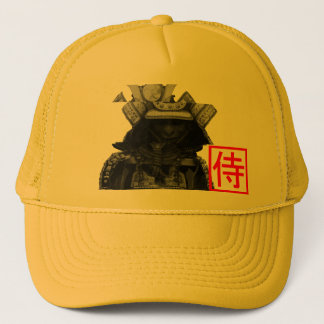 De Camionero reduzca el gorra del samurai