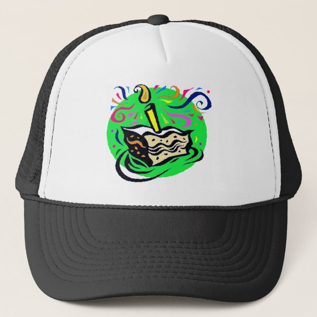 De Camionero Regalo del gorra del cumpleaños (Anverso)