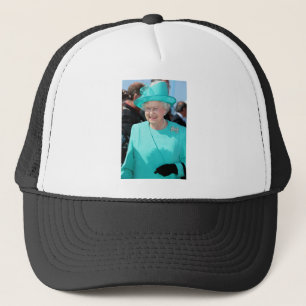 De Camionero Reina Isabel II en la carrera Gorra turquesa