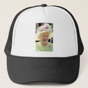 De Camionero Reina Isabel II en la carrera Gorra turquesa