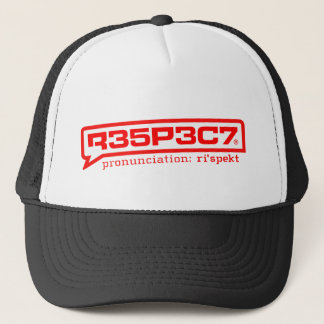 De Camionero RESPECTO del gorra del perseguidor R35P3C7