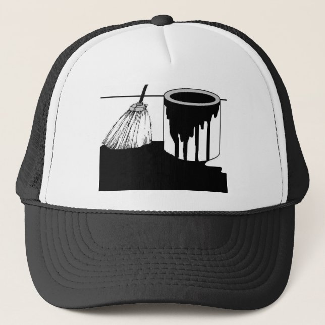 De Camionero Roofers Gorra Tar Bucket (Anverso)