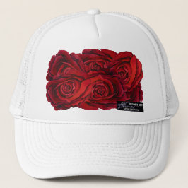 De Camionero Rosas exuberantes - Gorra
