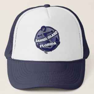 De Camionero Sanibel Island Florida ancla gorra camionera