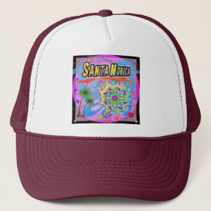 De Camionero Santa Mónica Gorra del verdadero progreso