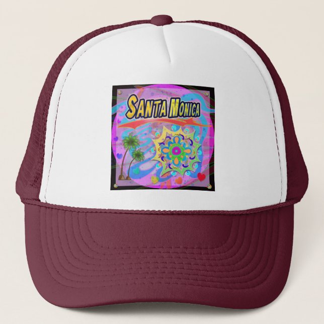 De Camionero Santa Mónica Gorra del verdadero progreso (Anverso)