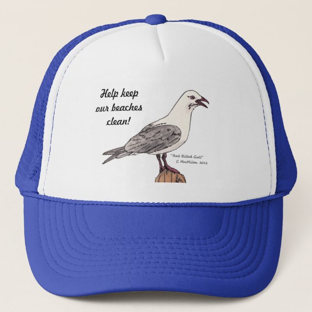 De Camionero Seagull Gorra (Anverso)