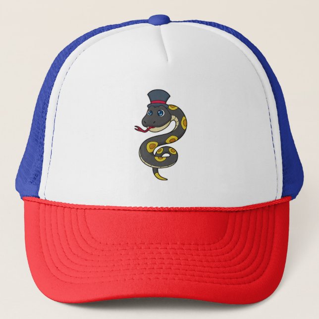 De Camionero Serpiente con Gorra (Anverso)