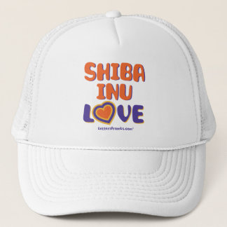 De Camionero Shiba Inu Love Gorra