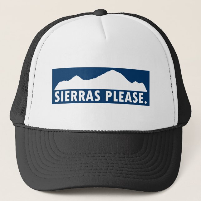 De Camionero Sierras Por Favor Gorra (Anverso)