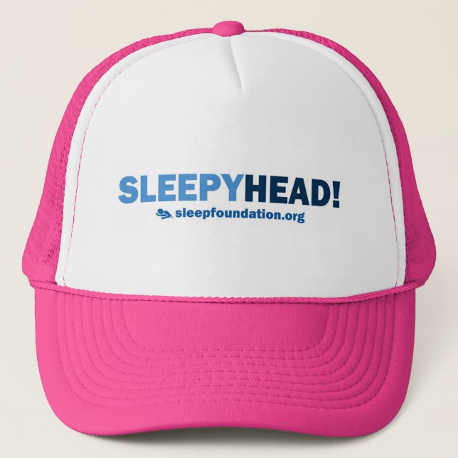 De Camionero ¡Sleepyhead! Gorra (ROSA) (Anverso)
