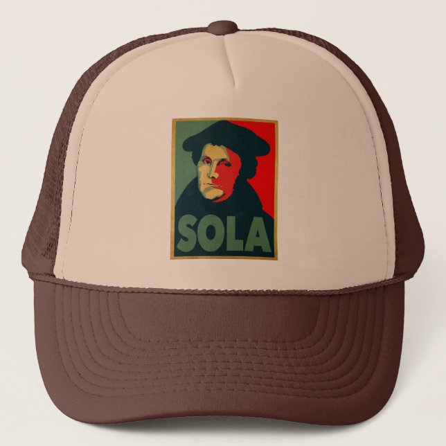 De Camionero Sola Reformation Luther Gorra (Anverso)
