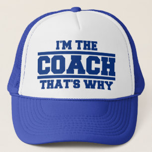 De Camionero Soy el COACH por eso Gorra (azul real)