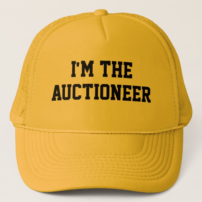 De Camionero SOY EL Gorra AUCTIONEER (Anverso)