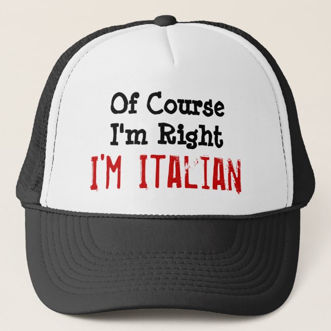 De Camionero Soy Gorra italiano (Anverso)