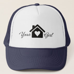 De Camionero Su Gorra Chica en casa
