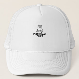De Camionero Su nombre es Chef Personal, gorra Grill, Personali