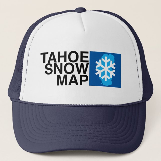 De Camionero Tahoe Snow Map Gorra (Anverso)
