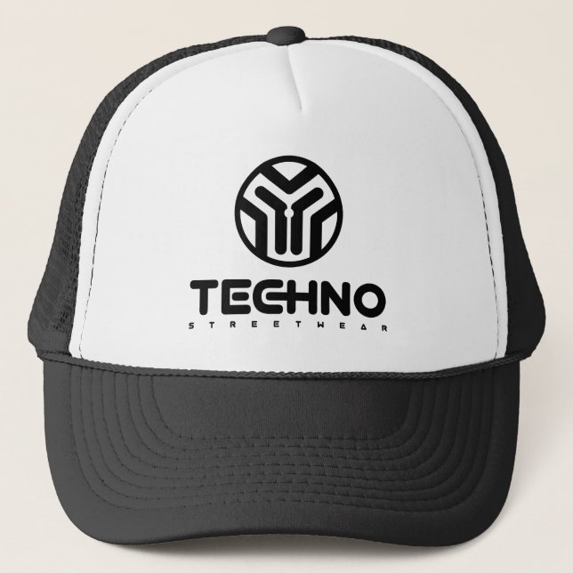 De Camionero Techno Streetwear - logotipo - gorra (Anverso)