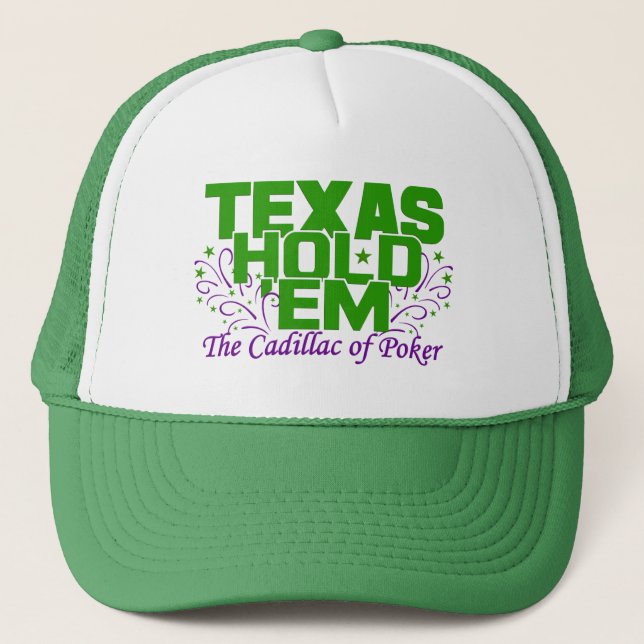 De Camionero Texas Hold 'Em gorra (Anverso)