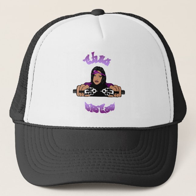 De Camionero Thug Sistas Gorra (Anverso)