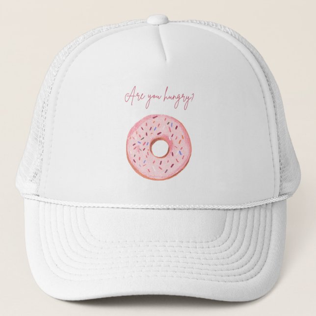 De Camionero ¿Tienes Hambre?" Donut Bucket Gorra 🍩 💞 (Anverso)