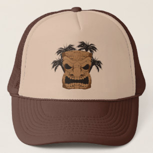 De Camionero Tiki travieso que talla el gorra