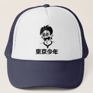 De Camionero Tokyo Boy (Línea Negra) Kanji Gorra