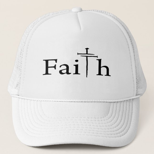 De Camionero Trinity Nail Cross Faith Ball Cap Christian Gorra (Anverso)
