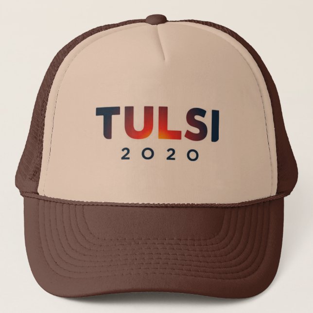 De Camionero Tulsi Gabbard para Presidente Gorra 2020 (Anverso)