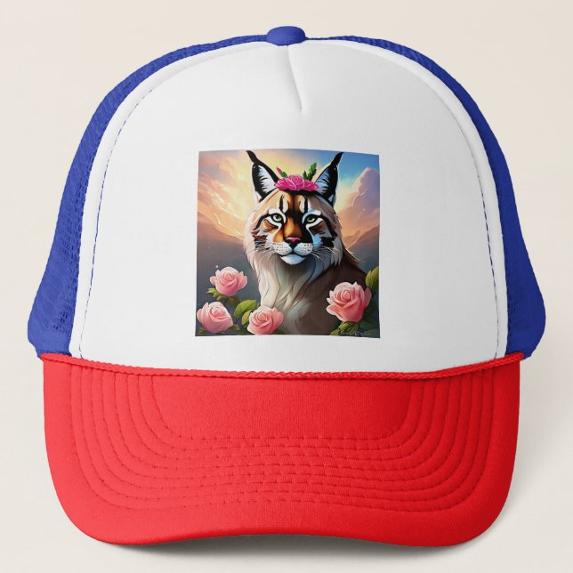 De Camionero Un gorra con un Puma (Anverso)