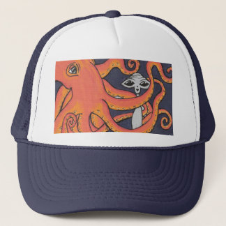 De Camionero Un gorra del amigo del pulpo