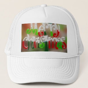 De Camionero Un Gorra navideño muy feliz