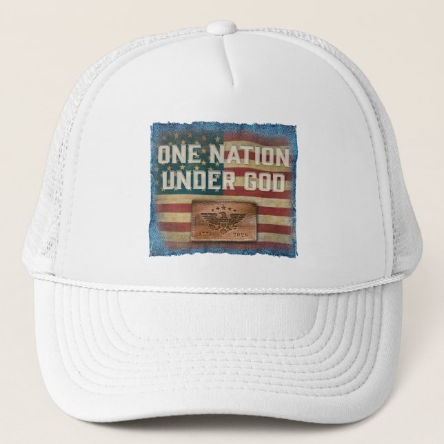 De Camionero Una Nación Bajo Dios - Gorra (Anverso)