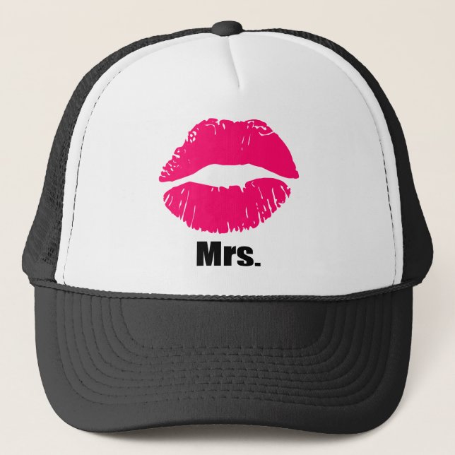 De Camionero Una pareja divertida gorra que coincide, x2 Sra. y (Anverso)