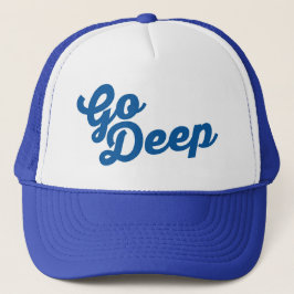 De Camionero Va profundamente - gorra del softball/de béisbol