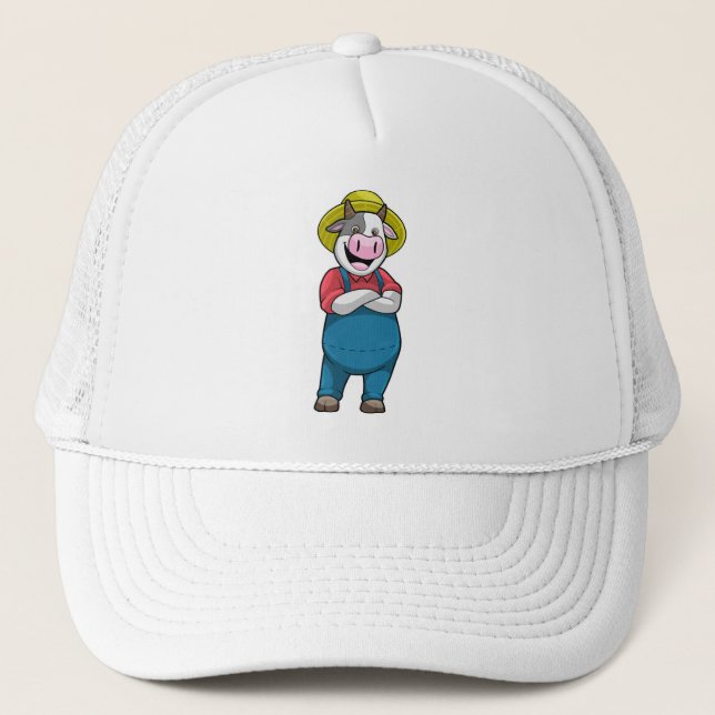 De Camionero Vaca como agricultor con Gorra (Anverso)