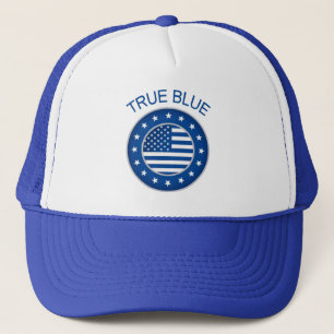 De Camionero Verdadero Gorra Demócrata Azul